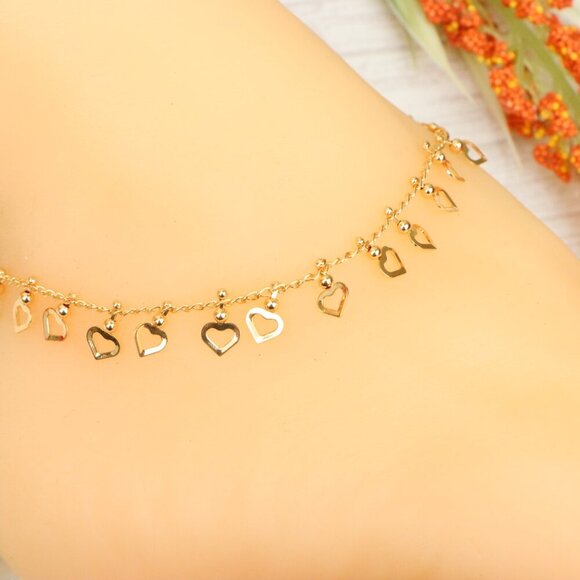 "Handmade Anklet – Elegant & Delicate Jewelry for Women | UNVRC1724 - Picture 1 of 10